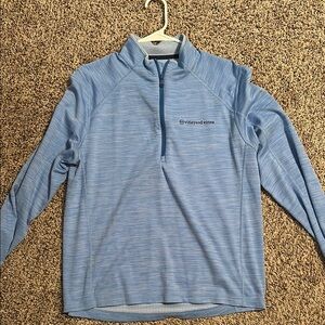 Vineyard Vines Blue Lightweight Quarter-Zip Jacket